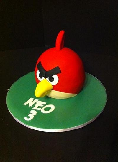 Red angry bird - Cake by Woodcakes