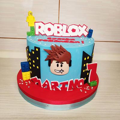 Roblox cake - Cake by Tortalie
