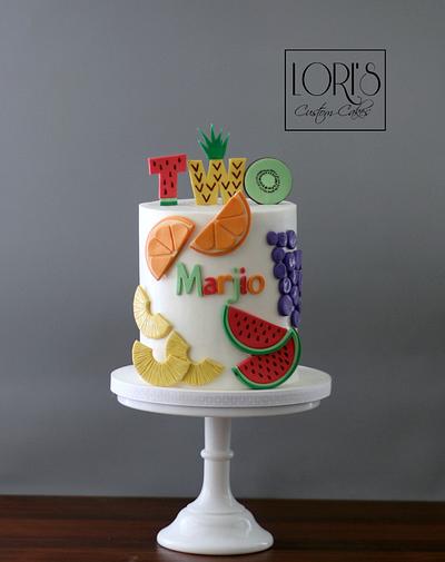 Twotti Fruti - Cake by Lori Mahoney (Lori's Custom Cakes) 
