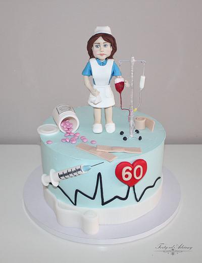 birthday cake for nurse - Cake by Adriana12