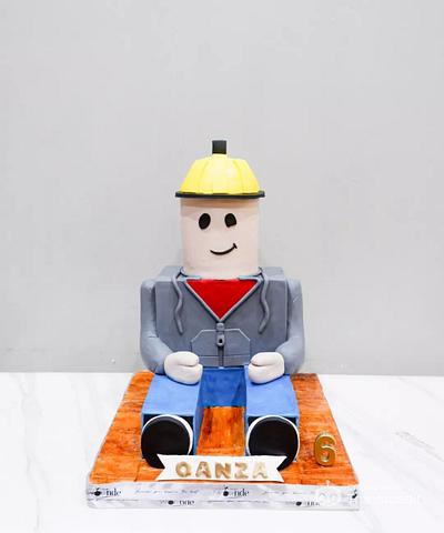 Large Lego Character Birthday Cake - Cake by Dapoer Nde