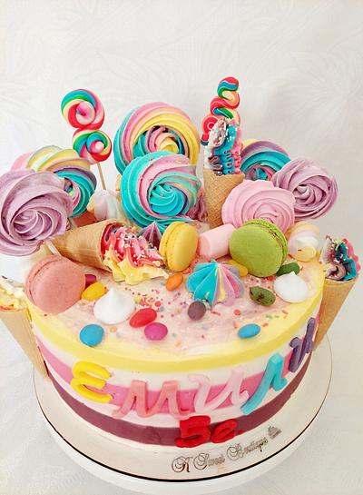Lollipop cake  - Cake by Kristina Mineva