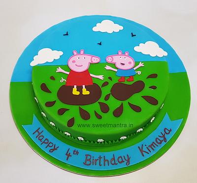 Peppa Pig George cake - Cake by Sweet Mantra Homemade Customized Cakes Pune