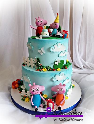 Peppa Pig cake - Cake by Radmila