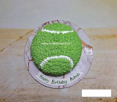 Tennis ball cake - Cake by Sweet Mantra Homemade Customized Cakes Pune