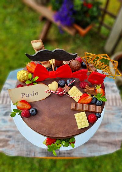 45th birthday  - Cake by Jana1010