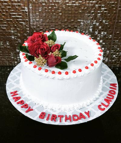 Rose birthday cake - Cake by Santis