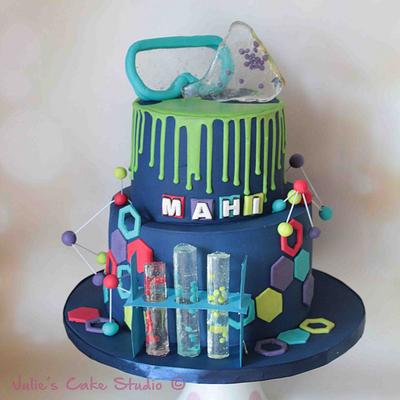 Science Cake - Cake by Julie Donald