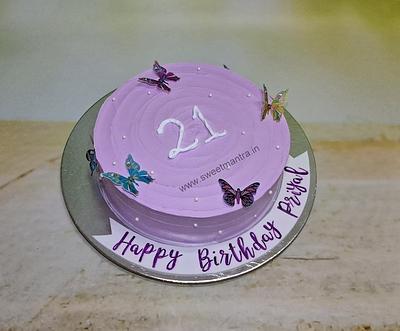 Butterfly cake - Cake by Sweet Mantra Homemade Customized Cakes Pune