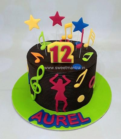 Neon cake - Cake by Sweet Mantra Homemade Customized Cakes Pune