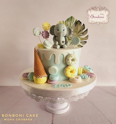 elephant candy cake - Cake by mona ghobara/Bonboni Cake