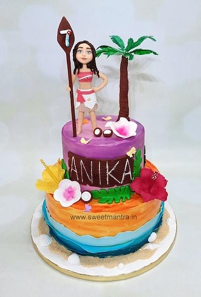 Moana fondant design cake - Cake by Sweet Mantra Homemade Customized Cakes Pune