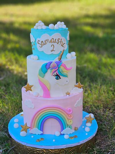 Unicorn cake , fashionista  cake ; minion cake and self love cake - Cake by Niyati