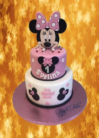Minnie for first anniversary  - Cake by Felis Toporascu