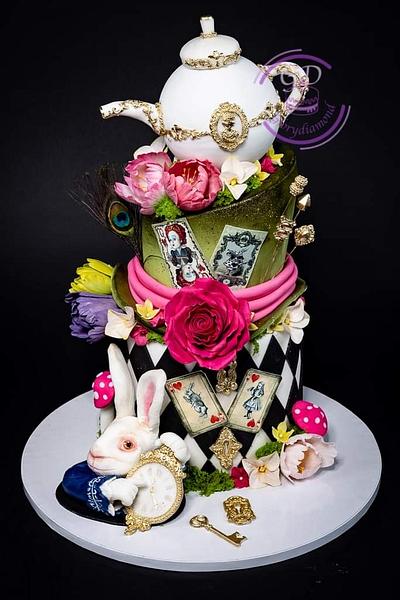 Alice in wonderland - Cake by Glorydiamond