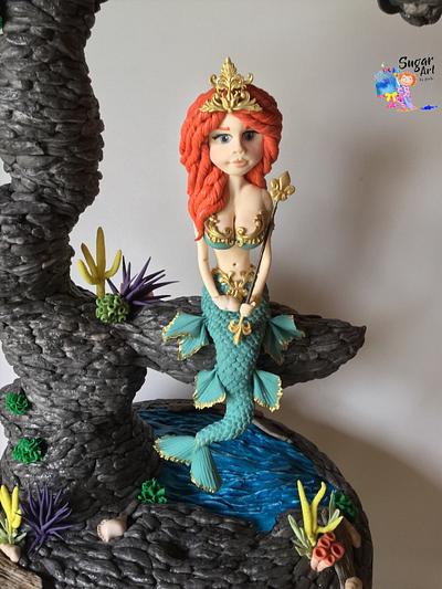 In the realm of mermaids - Cake by Sugar Art by Linda