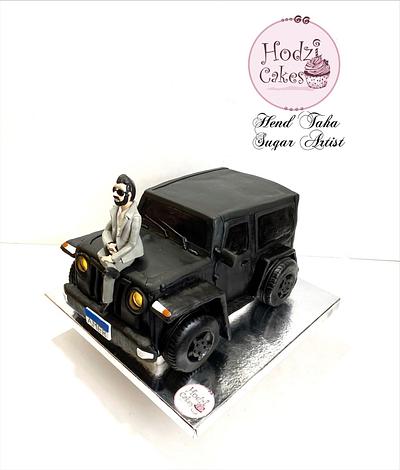 Jeep Wrangler Cake🛞🖤 - Cake by Hend Taha-HODZI CAKES