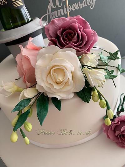 Anniversary cake - Cake by Popsue