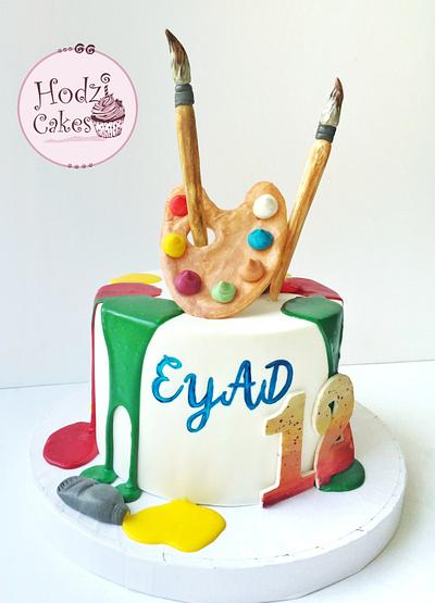 Artist Cake🎨🖌 - Cake by Hend Taha-HODZI CAKES