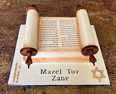 Bar Mitzvah cake - Cake by The Elusive Cake Company