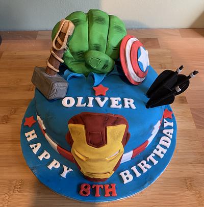 Avengers Assemble! - Cake by Squidge