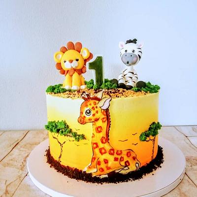 Safari cake - Cake by alenascakes