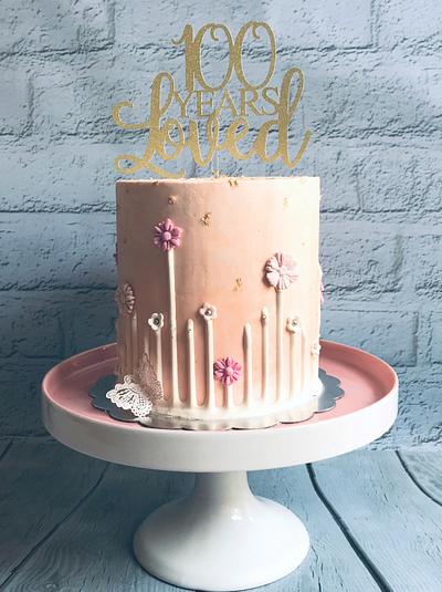 🌷 100 Years Loved 🌷 - Cake by Bombshell Bakes