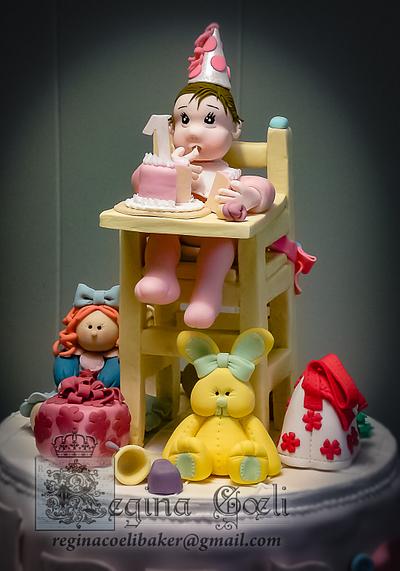 Anna's First Birthday - Cake by Regina Coeli Baker