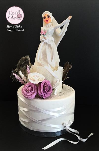 Couture Cakers International Collaboration 2020 Edition- Islamic Bride Cake - Cake by Hend Taha-HODZI CAKES