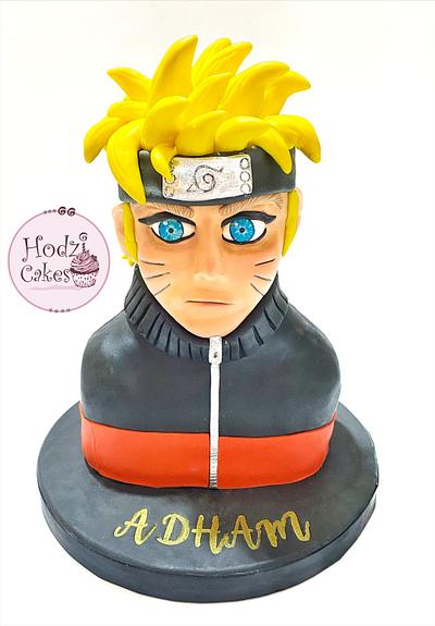Naruto bust Cake🍰💥 - Cake by Hend Taha-HODZI CAKES