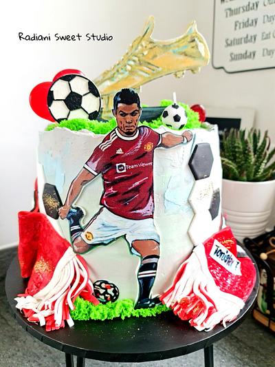 Ronaldo Football Cake - Cake by Radiani Sweet Studio 
