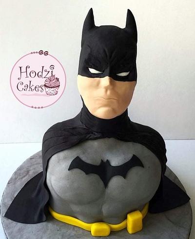 Batman 3d bust cake🖤 - Cake by Hend Taha-HODZI CAKES