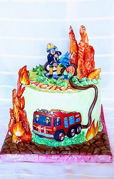 Fireman Sam  - Cake by Édesvarázs