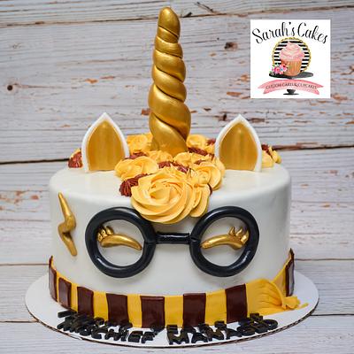 Harry potter Unicorn cake - Cake by Sarah's Cakes