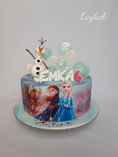 Frozen  - Cake by Layla A