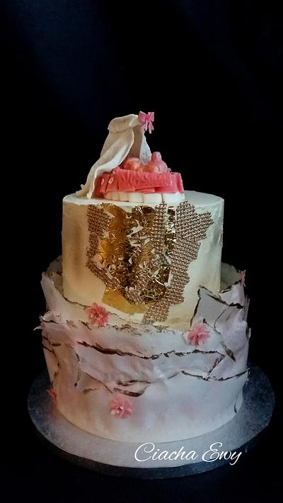 christening cake - Cake by Ewa