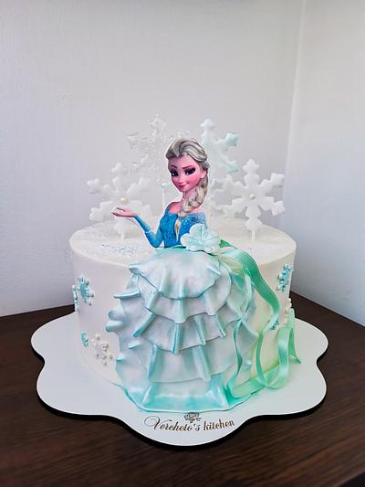 Elsa cake  - Cake by Vyara Blagoeva 
