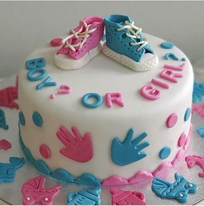 Baby shower cake - Cake by jscakecreations