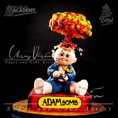 Adam Bomb 3D Cake (Garbage Pail Kids) - Cake by Chris Durón from thecakeart.academy