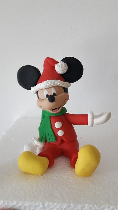 Mickey mouse Christmas topper - Cake by Torte Panda