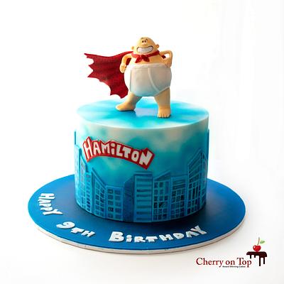 Tra-La-Laaaaaa! Captain Underpants Cake  - Cake by Cherry on Top Cakes