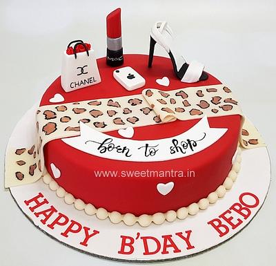 Born to Shop cake - Cake by Sweet Mantra Homemade Customized Cakes Pune