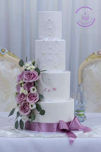 Wedding cake - Cake by Glorydiamond
