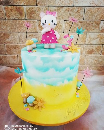 Hello Kitty cake - Cake by Cakes_bytea