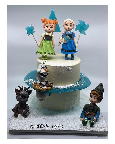 Frozen ❄️ - Cake by blendys cakes