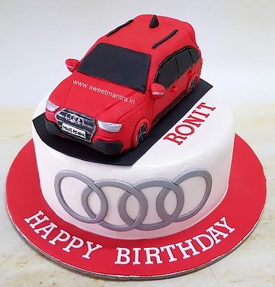 Audi lover cake - Cake by Sweet Mantra Homemade Customized Cakes Pune