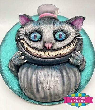 Cheshire Cat - Cake by It'z My Party Cakery