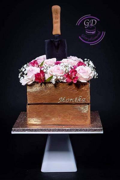 Box of roses - Cake by Glorydiamond