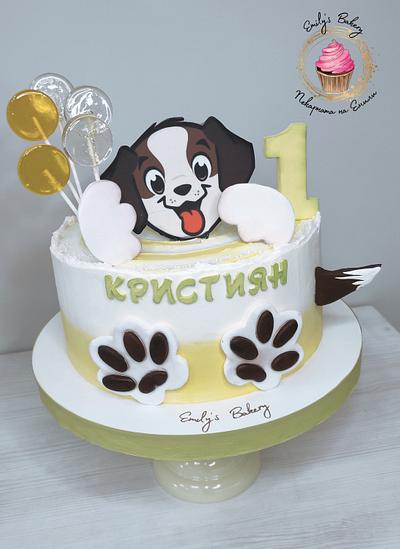 Cute Puppy - Cake by Emily's Bakery