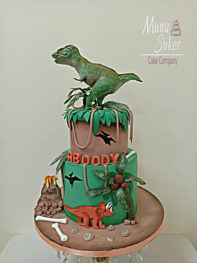 dinosaur cake - Cake by MunaSuker